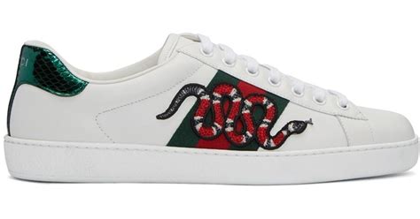 white gucci shoes snake|gucci snake boots price.